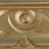 OR5-Brushed Gold Leaf with Base White Meringue